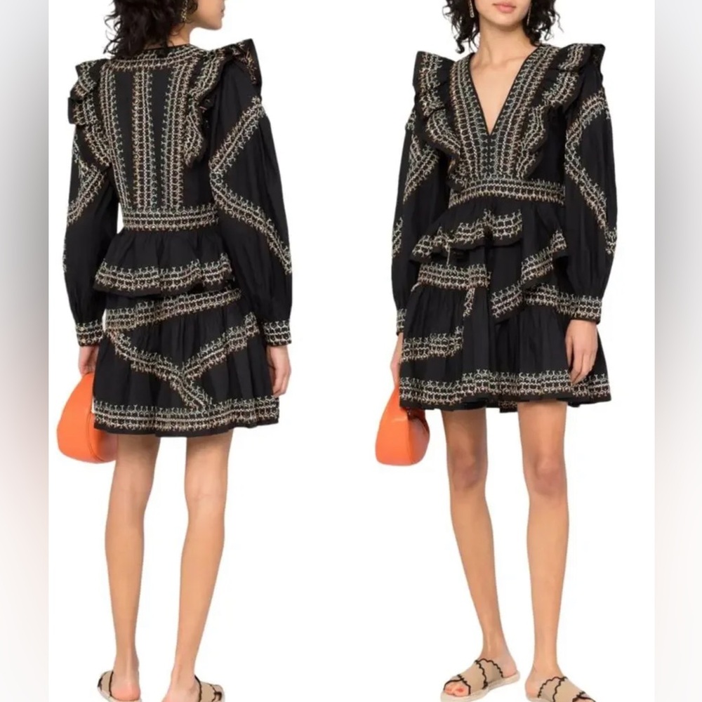ULLA JOHNSON Anais Mini Dress Sz 2
